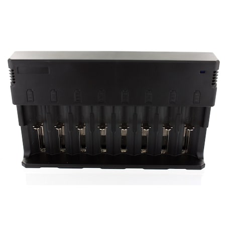 Exell Battery 8 Slot Smart Battery Multi-Function SMART Charger for Li-ion NiMH NiCD Batteries EB-HB-096